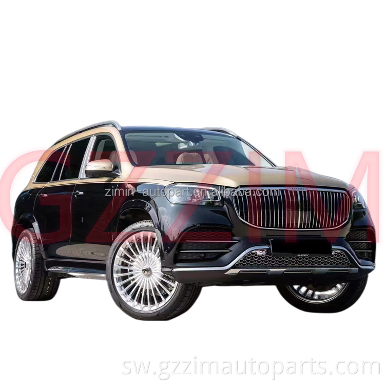 car upgrade facelift fender headlamp front rear bumper bodykit for X167  GLS-class Upgrade To GLS450